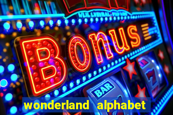 wonderland alphabet comic studio